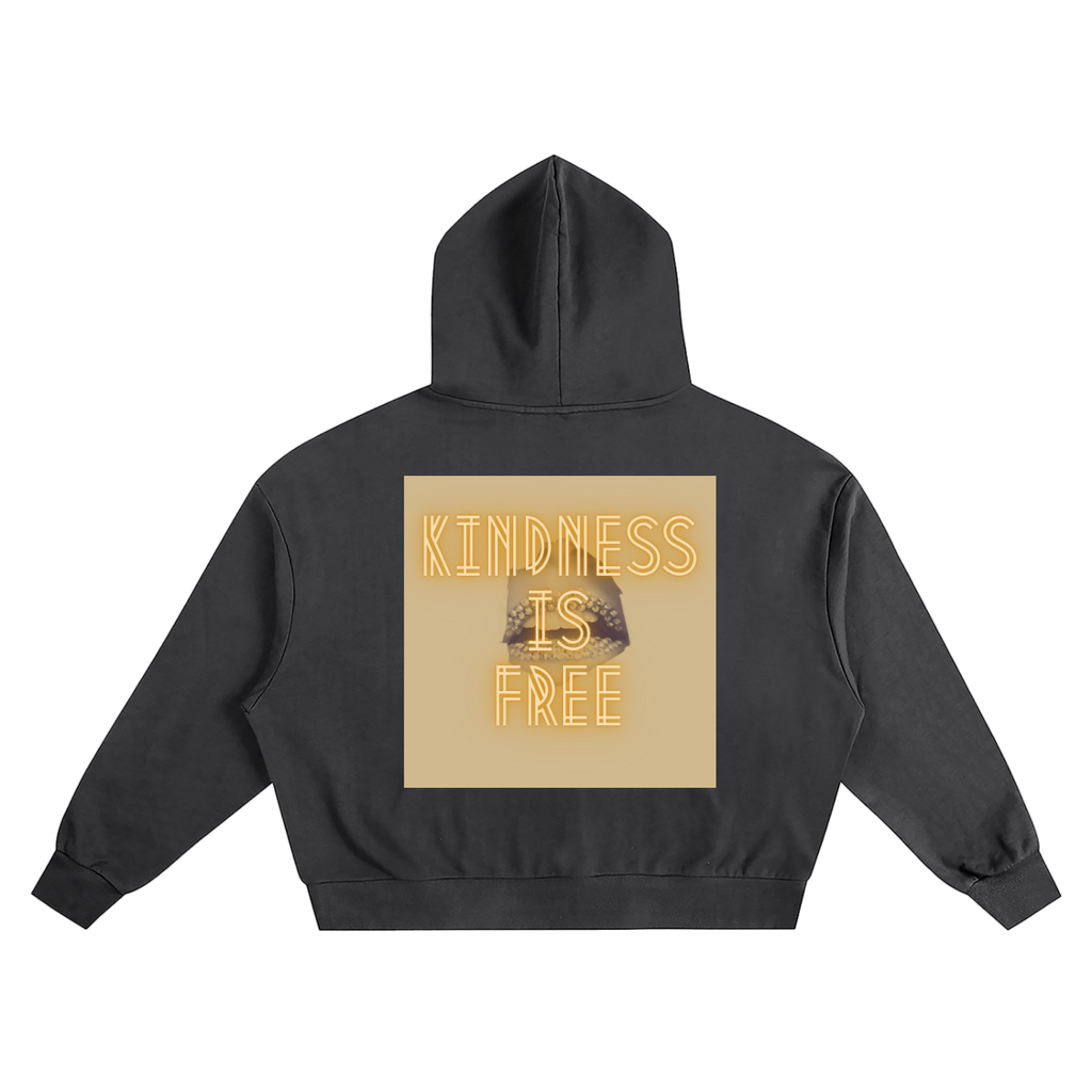 Boxy Oversized Hoodie X KINDNESS IS FREE