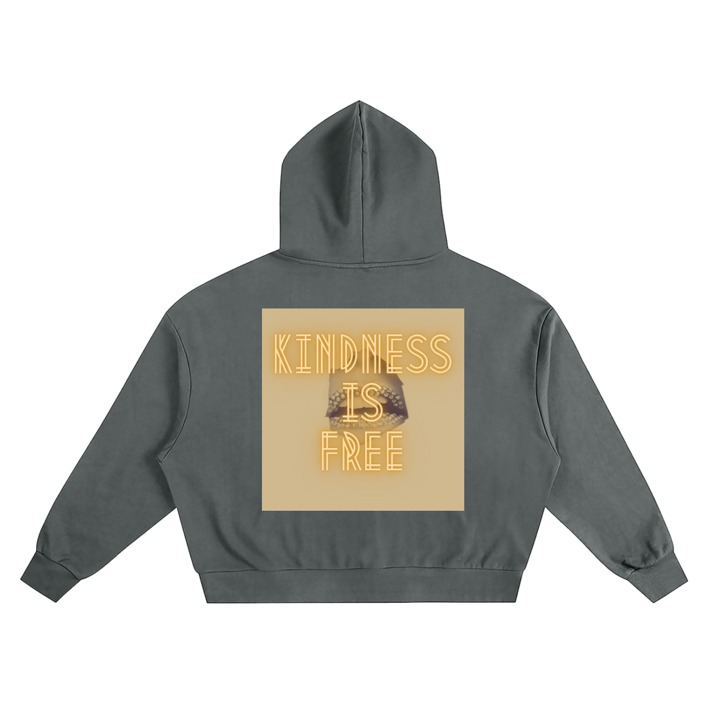 Boxy Oversized Hoodie X KINDNESS IS FREE